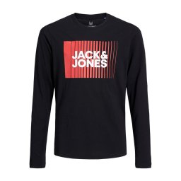 Jack & Jones Junior Tricou roșu / negru / alb