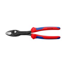 Cleste KNIPEX TwinGrip cu prindere frontala si laterala, maner confort, 200 mm, fabricat in Germania 82 02 200