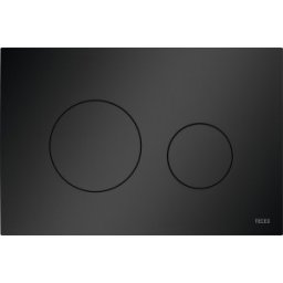 Clapeta de actionare Tece model Loop, neagru mat