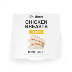 GymBeam Piept de pui în suc propriu 12 x 155 g