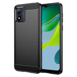 Husa Husa pentru Motorola Moto E13 - Techsuit Carbon Silicone - Black