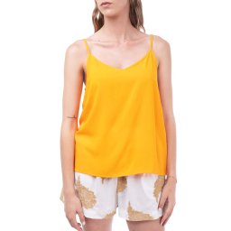 ONLY Top Onlnova Life Paris Singlet Solid Ptm 15222157 16-1359 TCX orange peel