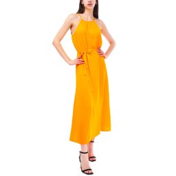 ONLY Rochie Onlnova Life S/L Joy Long Dress Sol. Ptm 15291819 16-1359 TCX orange peel