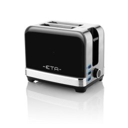 Prajitor de paine ETA916690020 930 W, 2 felii, Stainless steel, Black