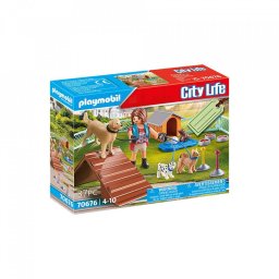 Playmobil - Set Cadou Dresor De Caini