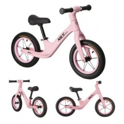 Bicicleta Fara Pedale Nils Fun RB100, Roz