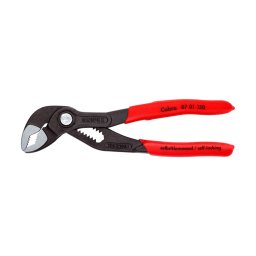 Cleste reglabil KNIPEX Cobra pentru instalatori, autoblocant, manere plastic, 150 mm, fabricat in Germania 87 01 150
