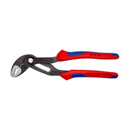 Cleste reglabil KNIPEX Cobra pentru instalatori, autoblocant, manere multicomponente, 180 mm, fabricat in Germania 87 02 180