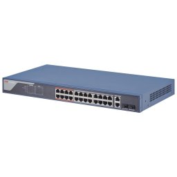 Switch 24 porturi PoE 100Mbps Hikvision DS-3E1326P-EI
