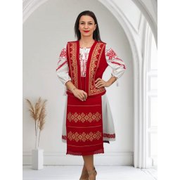 Costum Rochie Vesta Brau si 2 Fote