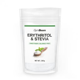 GymBeam Îndulcitor Eritritol & Stevia 240 g