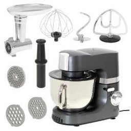 Robot de bucatarie AD 4221, Robot bucatarie, Argintiu, 2200 W, 7 litri, 6 viteze, bol otel, carcasa plastic, 24 luni