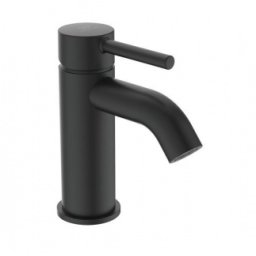 Baterie lavoar Ideal Standard Ceraline cu ventil, negru mat
