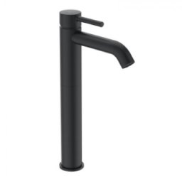 Baterie lavoar inalta Ideal Standard Ceraline 250 fara ventil, negru mat