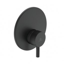 Baterie dus Ideal Standard Ceraline cu corp incastrat, negru mat