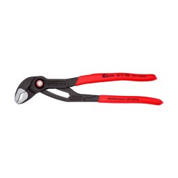 Cleste reglabil KNIPEX Cobra QuickSet pentru instalatori, reglare rapida dintr-o singura miscare, mecanism autoblocant, manere plastic, 250 mm, fabricat in Germania 87 21 250