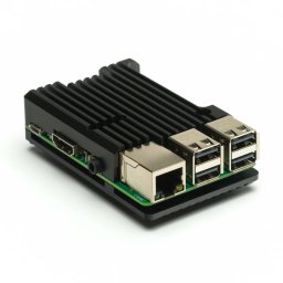 Carcasă Radiator pentru Raspberry Pi 3 (Neagră, fără Ventilator)