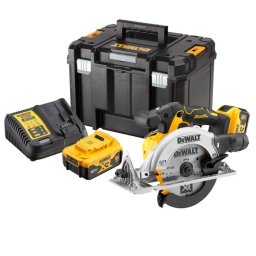 Fierastrau circular cu acumulator 18V Dewalt DCS570P2-QW, 2 acumulatori x 5 ah, incarcator, valiza Tstak