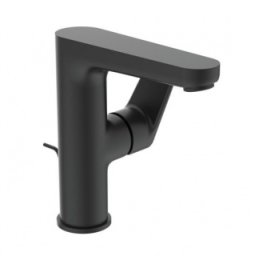 Baterie lavoar Ideal Standard Cerafine O 155 cu ventil, negru mat