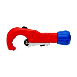 Taietor tevi KNIPEX TubiX pentru cupru, alama si otel inoxidabil O6-35 mm, QuickLock, 180 mm, fabricat in Germania 90 31 02 BK