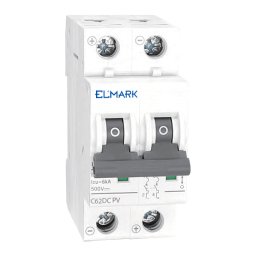 Siguranta automată curent continuu pentru sisteme fotovoltaice 2P 10A 6kA curba C 500V DC