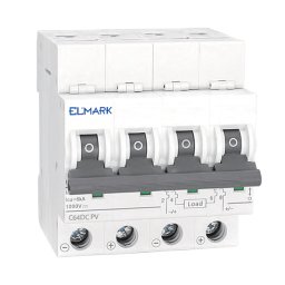 Siguranta automata curent continuu pentru sisteme fotovoltaice 4P 13A 6kA curba C 1000V DC