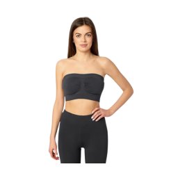 Bustiera modelatoare din microfibra fara bretele -Black