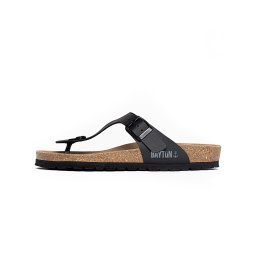 Bayton Flip-flops 'Mercure' gri bazalt / negru