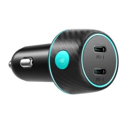 CCN02 2x USB-C PD 70W Negru