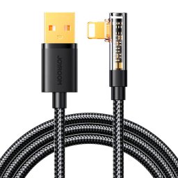 Angle Cable to USB-A / Lightning / 1.2m S-UL012A6 (black)