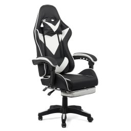 Scaun gaming alb/negru OFF 299