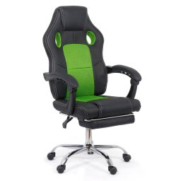 Scaun de gaming verde din piele sintetică OFF 3091