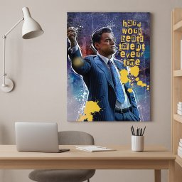 Tablou Motivational - Wolf of Wall Street (Hard Work)