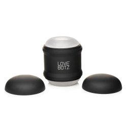 Lovebotz 10X Cyber Stroke Vibrating Stroker Black
