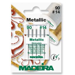 Set 5 ace de brodat, ata metalica, finete 90, Madeira 9451