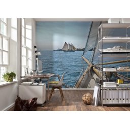 Fototapet peisaj nautic Cu panzele sus