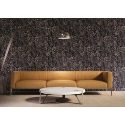 Tapet vinil marmorat cu pattern abstract in culori tari (Culoare tapet: 57303 turcoaz cu auriu)