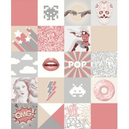 Tapet copii, model, pop art, My Kingdom, M53203