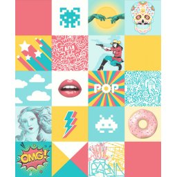 Tapet copii, model, pop art, My Kingdom, M53210