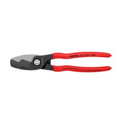 Cleste Foarfeca, pentru taiat cabluri, maner plastic, 200 mm, KNIPEX 95 11 200