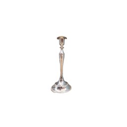 Set Doua Suporturi Pentru Lumanari Argintate 24 cm