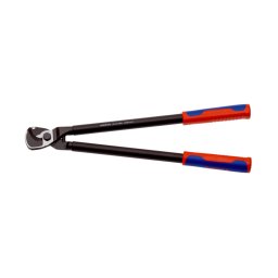 Foarfeca KNIPEX pentru cabluri cupru si aluminiu de sectiune mare, manere multicomponente, 500 mm, fabricata in Germania 95 12 500