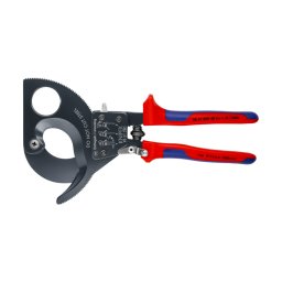 Foarfeca KNIPEX cu clichet pentru cabluri cupru E i aluminiu O52 mm, 380 mm ², 280 mm, fabricata A n Germania 95 31 280