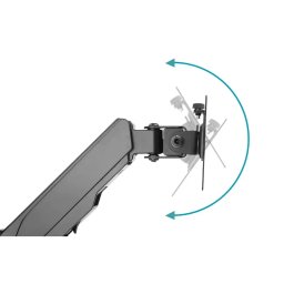 DIGITUS DA-90396 Single Gas Spring Monitor Wall Mount 17-32inch 8 kg max. black