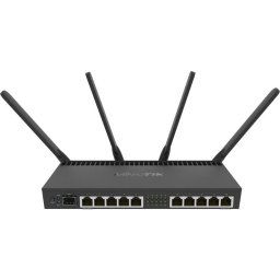 Router wireless MikroTik Gigabit 4011iGS+5HacQ2HnD Dual-Band WiFi 5