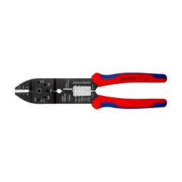 CleE te sertizare KNIPEX pentru terminale E i conectori izolati 0,5-6 mm ², dezizolare E i taiere E uruburi, 230 mm, fabricat A n Germania 97 21 215