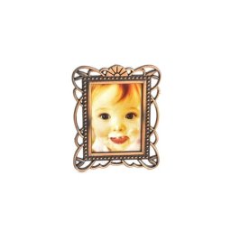 Marturie De Botez Rama Foto Mici Metal Model Clasic 50/Set