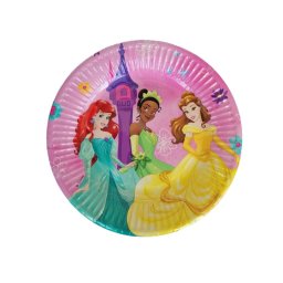 Set 8 farfurii carton Printese Princess 19.5 cm
