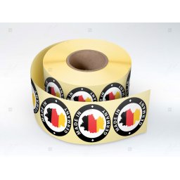 Rola etichete autoadezive personalizate Made in Germany , diametru 40 mm, 1000 buc rola