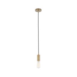 ITALUX DS-M-038 ANTIQUE BRASS - Lustră pe cablu MODERNA 1xE27/60W/230V bronz